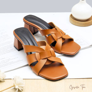 ZEMORA Gisella Sandal Wide Strap Heels 5 CM