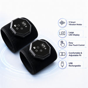 8in1 Electric Wrist Massager 5 Vition Modes  45/55/65°C Wrist Heat Tpy LED Display Free Size