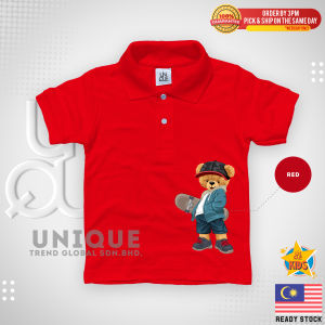 Unique Os Viral Kids Polo  The Ultimate Blend of Style and Comfort Cool Teddy 1 Baju Budak