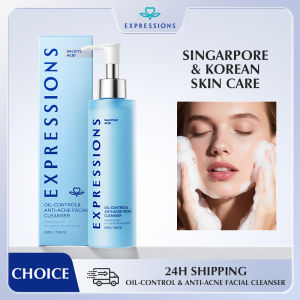 new Korean Facial Cleanser – Salicylic Acid + Niacinamide Blue Lotus & Lotus Extract for Gentle Cleanse & Oil Balance Free Shipping
