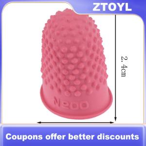 【ZTOYL】 5Pcs Counting Cone Rubber Thimble Protector Sewing Quilter Finger Tip Craft