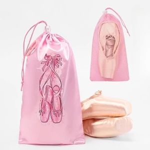 【SWEAR】Mesh Breathable Dance Shoes Storage Bag Children Female Ballet Shoe Bag Special Dance Drawstring Bag