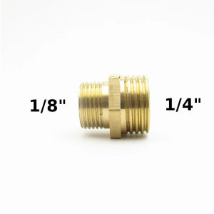 Double Nepel Fitting Reducer Adapter - BSP Male 1/8" 1/4" 3/8" 1/2
