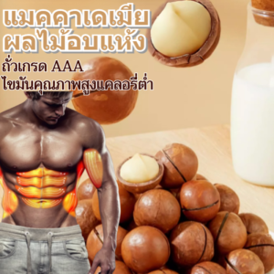 ขนมรสครีมถั่วแมคคาเดเมีย ผลไม้แห้งจำนวนมาก 250 กรัม เนย ถั่วคุณภาพสูง ไขมันต่ำ อาหารทดแทนแคลอรี่ต่ำ ขนมแคลอรี่ต่ำ ถั่วแมคคาเดเมีย