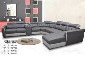 NUCCA N6125 7seater Corner Sofa Set [Can choose colour] [Can choose Casa Leather or Water Resistance Fabric]