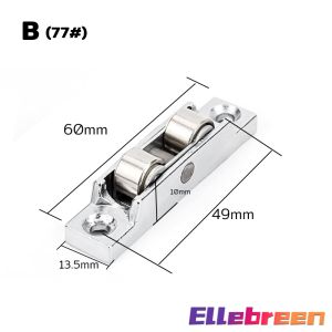 Elle Slot/Flat Wheel 88/77 Style Sliding Door Casement Pulley Window Pulley Roller Wheel