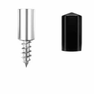 COUPLECOL 100Pcs Đa chức năng Vít đỡ tấm laminate Công suất lớn Ống bọc cao su chống trượt Vít tự khoan Giá đỡ ván ngăn Đầu tròn Bộ vít tích hợp Tủ đựng đồ