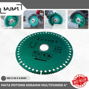 Aneka Mata Pisau Gergaji Potong Keramik Marmer Kaca Berlian 100mm Multifungsi Bahan Metal Dedra 4" Inch Mata Potong Granite Batu 6in1 Mata Gerinda Gurinda Grinder Saw Cutting Disc Mata Potong Besi Aluminium Stainless Potong Pipa Paralon Pvc Plastik