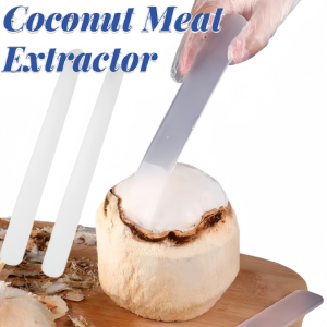 3PCS Coconut Meat Removal Soft Knife Easy To Operate Coconut Opener Coconut Meat Remover Coconut Tools Professional Coconut Cutting Tools