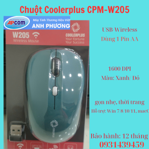 Chuột không dây Coolerplus CPM-W205 Wireless