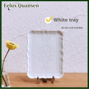 Eelux 1 cái Dollhouse mô phỏng mini mô hình cứu trợ tấm thực phẩm món ăn Tấm Nhà Bếp Bộ đồ ăn trang trí búp bê Nhà Phụ kiện đồ chơi