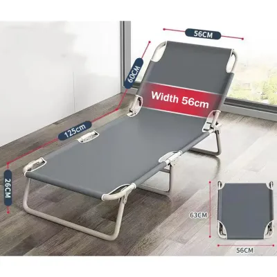 Folding Bed Single Heavy Duty Folding Bed Portable Bed with Foam Uratex Foldable Chair Thick Sofa Bed Simple Military Folding Bed Simple Dingle Office higaan na natutupi for adult