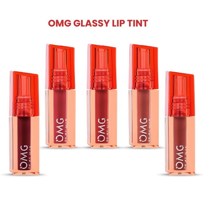 OH MY GLAM OMG Glassy Lip Tint | OMG Glassy Lip Tint | Lazada Indonesia