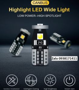 [1 đôi] 2 bóng Led T10 Cree KT3 tích hợp mạch IC sáng khá và rất mát.
