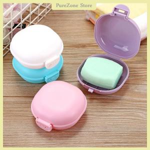 [PureZone] Bathroom Dish Plate Case Home Shower Travel Hiking Holder Container Soap Box