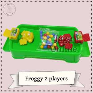 Mainan anak cewek cowok Hungry Froggame Battle Game Kodok Kura Kura