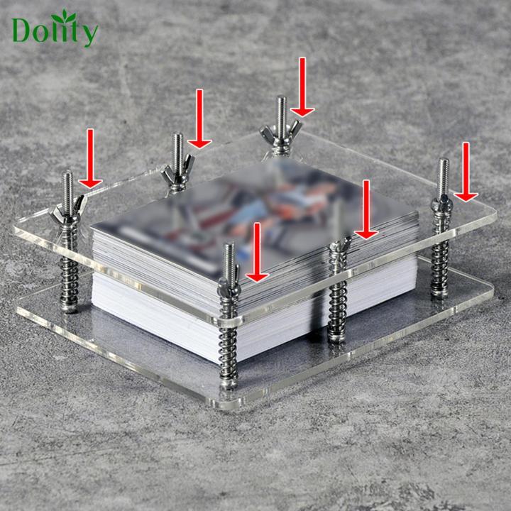 Card Corrector Game Flatten Device Storage Container Curve Repairing