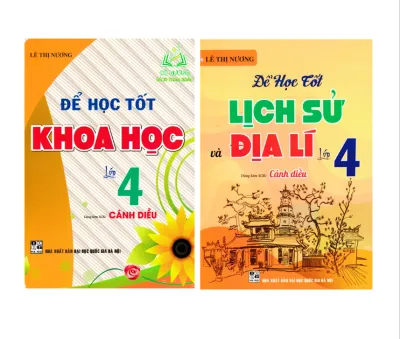 Sách - Combo 2 Cuốn để học tốt khoa học + lịch sử và địa lí lớp 4 (dùng kèm sgk cánh diều) - HA