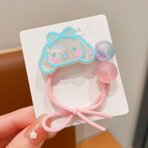 Cute cartoon Sanlou head rope hair ring durable does not hurt childrens rubber band little girl tie ponytail hair ornaments