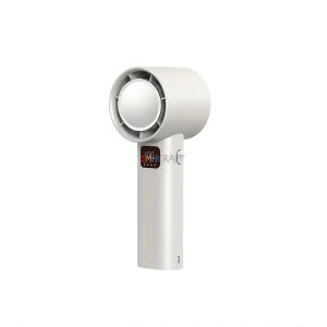 4 Colors Turbo Handheld Portable Mini Fan with LED Display USB Rechargeable Powerful Turbo Fan High Speed #A60