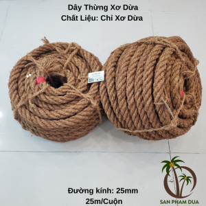 Dây thừng lớn làm xích đu loại 25MM 25m/cuộn