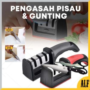 ALAT ASAHAN MURAH PENAJAM PISAU GUNTING DAN GOLOK MURAH PROFESIONAL  3 SLOT TAJAM DALAM 5 DETIK