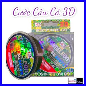 Cước Câu Cá Tàng Hình 3D 100m Chameleon DCC01 Cao Cấp Siêu Tải Trọng Siêu Bền - phụ kiện câu cá SANAMI FISHING STORE