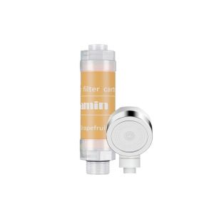 OURTOUR Lavender Shower Head Water Filter Mixed with Vitamin C Dechlorination Perfume Water Filter Fashion Anti-scaling Water Filter Cartridge Water Softener