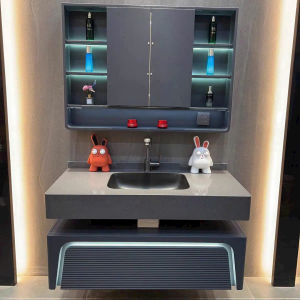 LHệ FREESHIP Tủ gương lavabo phòng tắm MILOR nhựa PVC đặc lõi cao cấp siêu bền đẹp - TC9299 - Bảo hành 10 năm