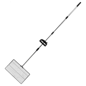 Chicken Litter Scooper Telescoping 43 to 69inch Handle Litter Sifter for Easy Poultry Maintenance