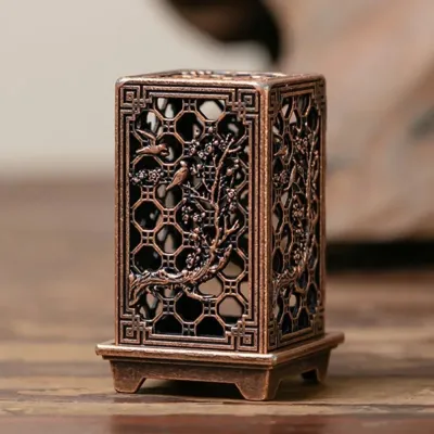 【COD&Fast Delivery】 Burners Accessories Square Vertical Incense Burner Home Incense Burner Decoration Incense Burning Tools Vertical Incense Chinese Style Small Xiangyun Incense Holder