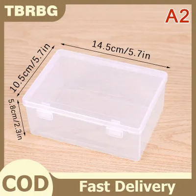 TBRBG Hộp đựng đồ bằng nhựa trong suốt phong cách Ins hộp phân loại hộp đựng đồ lưu trữ để bàn văn phòng phẩm