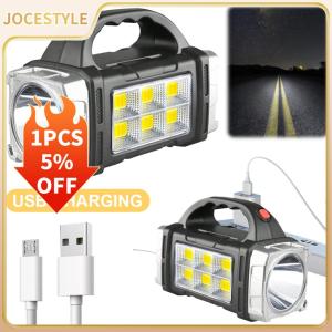 JOCESTYLE Rechargeable LED Camping Lantern 15W Waterproof Light with USB Power Bank for Hiking and Camping