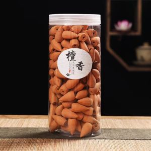 100Pcs/box Waterfall Smoke Backflow Natural Incense Cone Incense Sandal Lavender Multi-scented Suitable for Places Tea Room Yoga Room 倒流香粒 花香 檀香 艾香 薰衣草