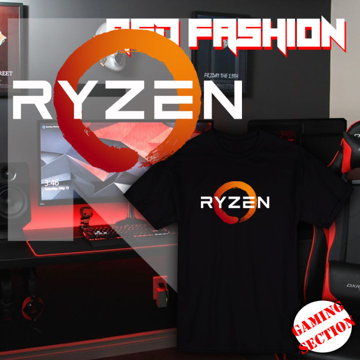AMD shirt Advance Micro Devices Ryzen Processor Gaming Console gaming ...