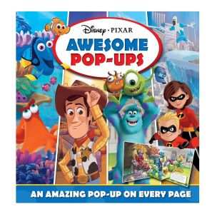 Disney Pixar Awesome Pop-Ups Interactive Story Book For Kids