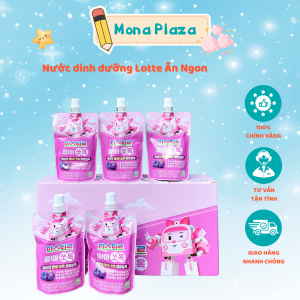 Nước Dinh Dưỡng LOTTE Ăn Ngon Giúp Bé Ăn Ngon Miệng Nâng Cao Đề Kháng Cân Bằng Hệ Tiêu Hóa Giảm Táo Bón Tiêu Chảy