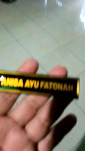 nametag nama dada lapis resin