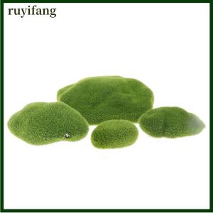 ruyifang 4 cái vi cảnh quan nhân tạo rêu đá cổ tích vườn cây cảnh giả rêu trang trí