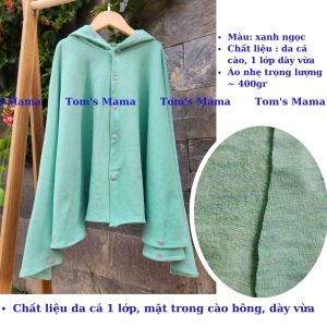 Áo choàng chống nắng cho nữ nhiều lớp tiện lợi