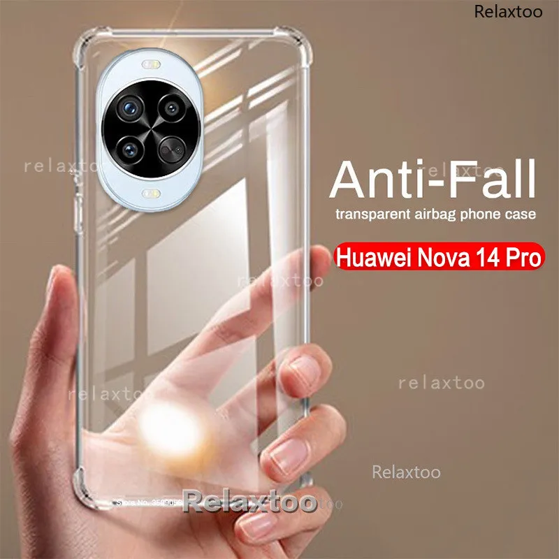 Cover Per HUAWEI NOVA 4 Custodia Trasparente Ultra Slim Morbida