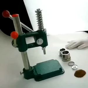 DIY Fabric Button Maker Hand Press Machine Adjustable Height Curtain Cloth Bag Button Making Tool