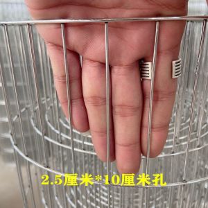 【PPO0】Bird Cage Net Breeding Net Rabbit Cage Net Parrot Pigeon Cage Net Quail Net Long Hole Welded Wire Mesh Chicken Net Galvanized Barbed Wire/outdoor bird cage net welded wire mesh chicken rabbit breeding net