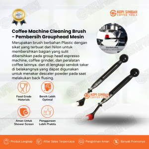 Kuas Pembersih Group Head Mesin Espresso Clean Brush Sikat Cleaner Coffee Machine