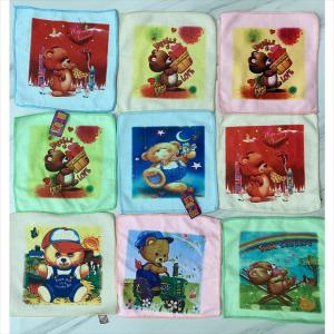 Serbet Tangan Lap Piring Serbet Kain Bahan Katun Serbet Tangan Lap Piring Serbet Kain Bahan Katun Lap Muka Motif Kartun Kotak-Kotak Lusinan