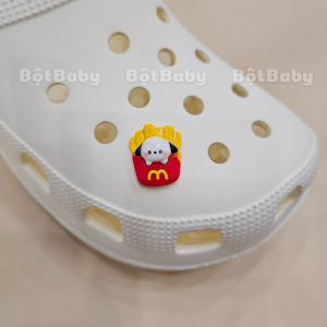Charm gắn dép cross mẫu A07 DogMC sticker gắn dép sục