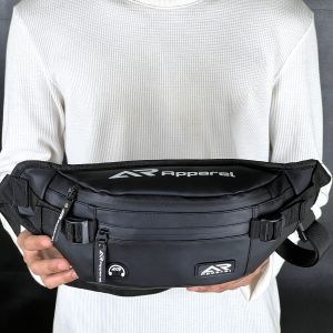 Waistbag Waterproof PU Leather Premium AR APPAREL Slingbag Tas Selempang Pinggang Pria Anti Air