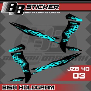 STICKER PREMIUM BISA HOLOGRAM Striping Jupiter Z Burhan Sticker Striping Jzb 40