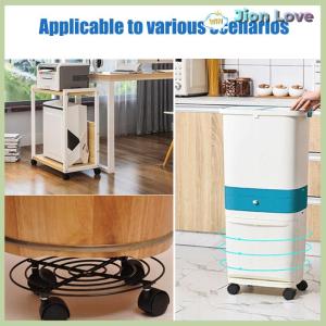 Jion Love 1Pair 1inch Universal Wheel Swivel Caster Roller Wheel Furniture Office Chair Caster With Brake For Luggage Accessories