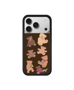 Wildflower 3D Luxury Cake pink Cell Phone Case for iPhone 17Pro case 12 13 14 15 16 17 Pro Max Plus Air WF Cover